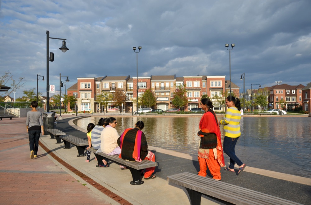 Residential suburban housing in Mount Pleasant, Brampton